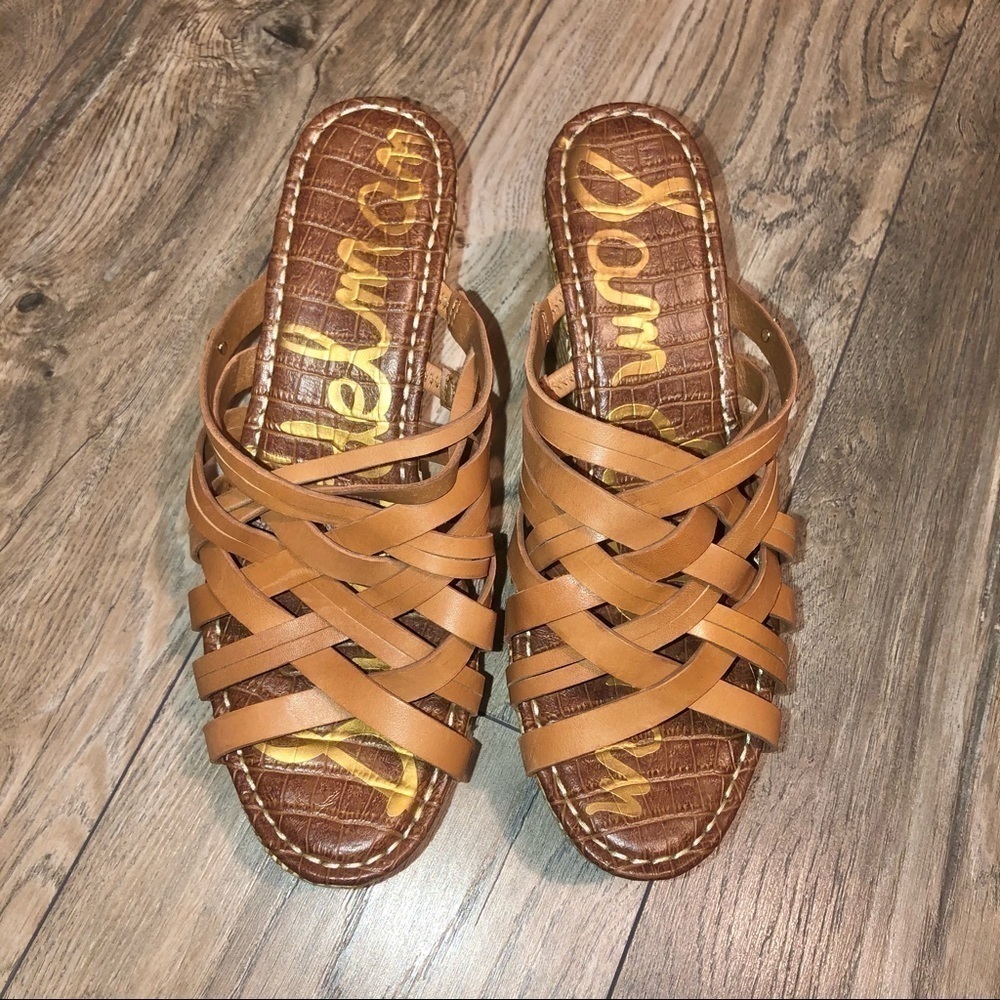 NWOB Sam Edelman Devon Wedge Slide Sandals - Picture 5 of 11